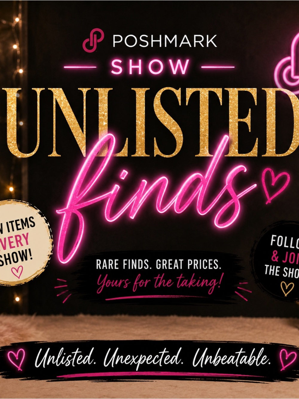 ✨ Unlisted Finds ✨